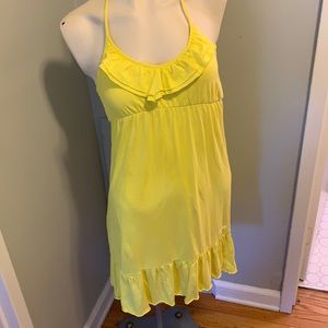 Billabong yellow halter dress